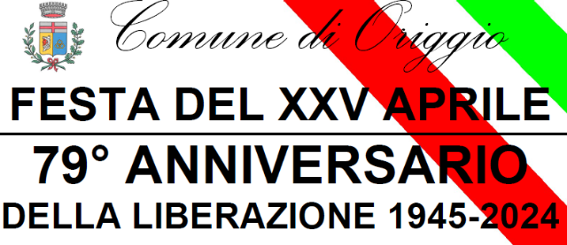 25 APRILE 2024 DISCORSO DEL SINDACO REGNICOLI