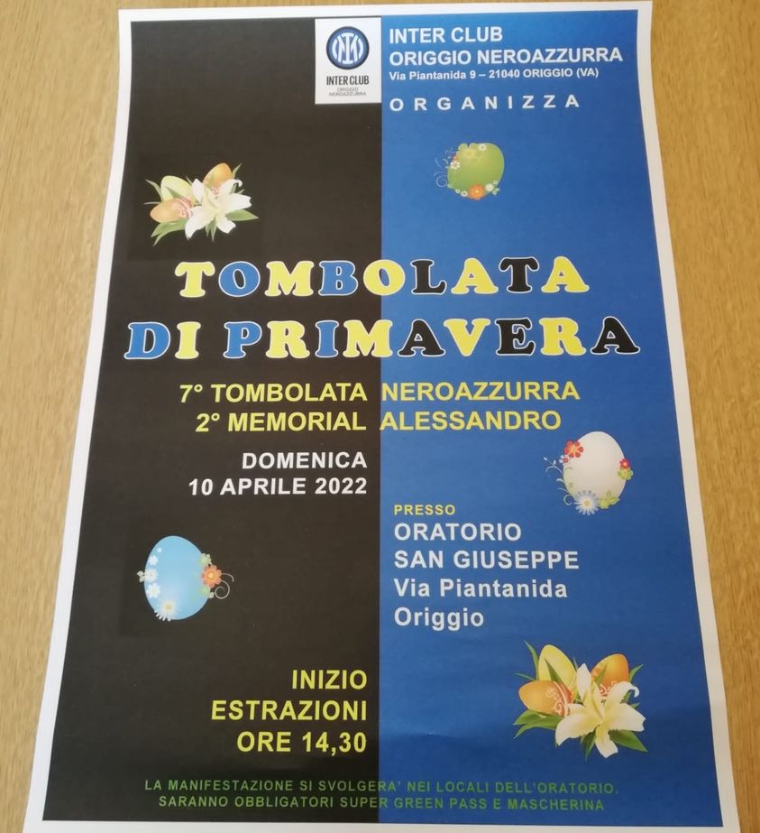 Tombolata di primavera - Interclub